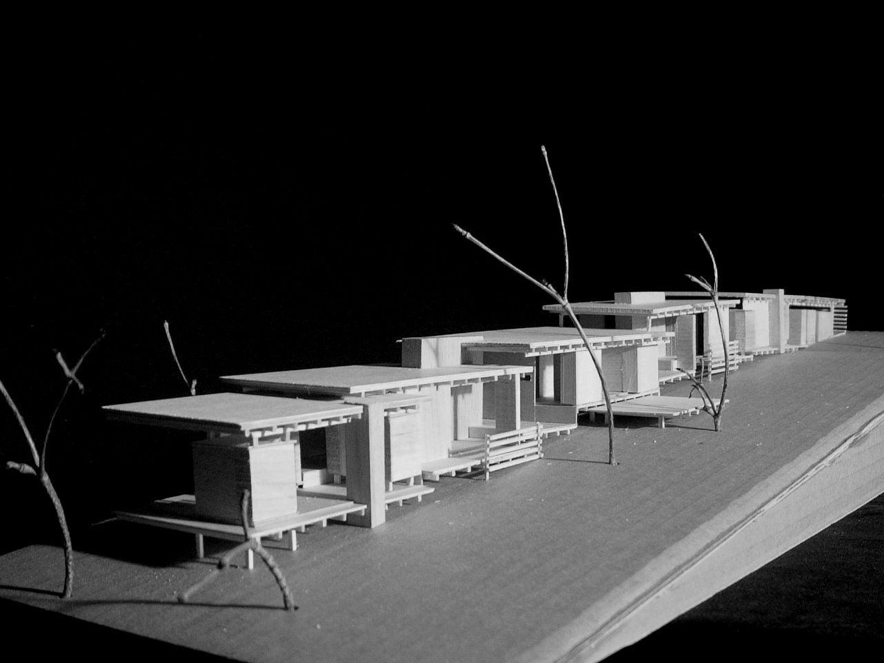 Arkitekt modell, tomannsbolig hamar, mange bekker arkitektur, Lillehammer